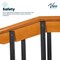 Viva Comfort Hardwood Physical Therapy Up and Down Non-slip Staircase with Safety Handles for Leg Rehab ADI906-01-MK - alternate 2
